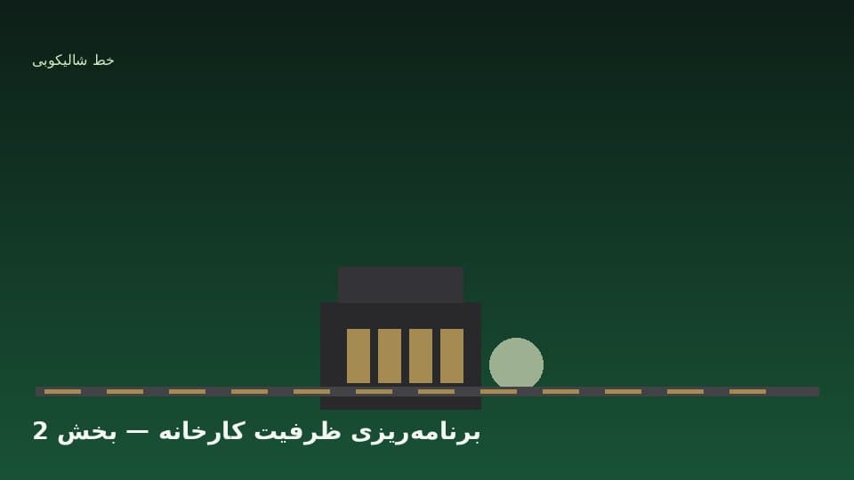 بهره‌وری ظرفیت و برنامه‌ریزی شیفت
